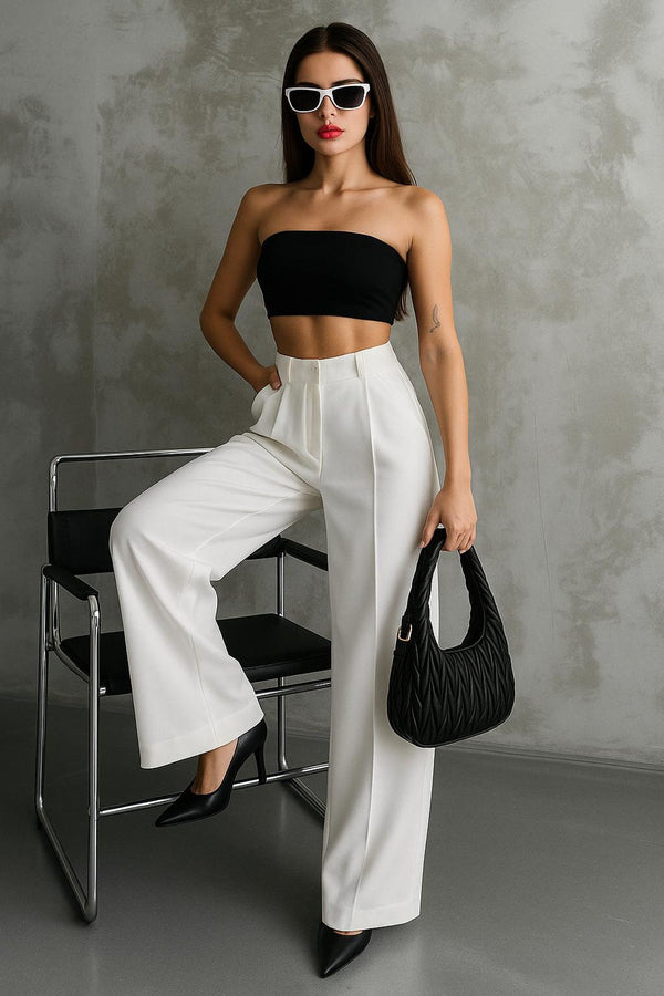 Wide-Leg Trousers